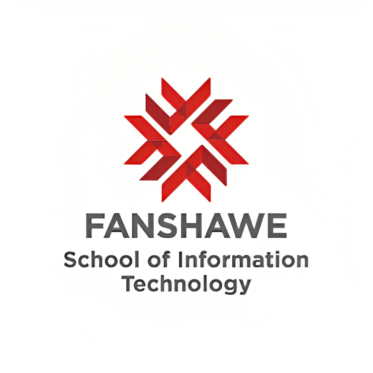 Image of a Fanshawe College London logo.