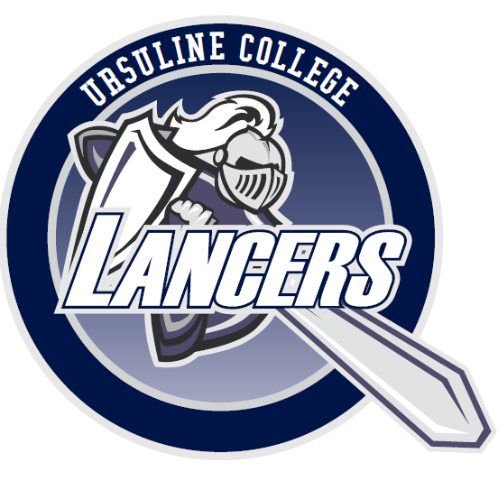 Image of a ursuline college chatham lancer logo.